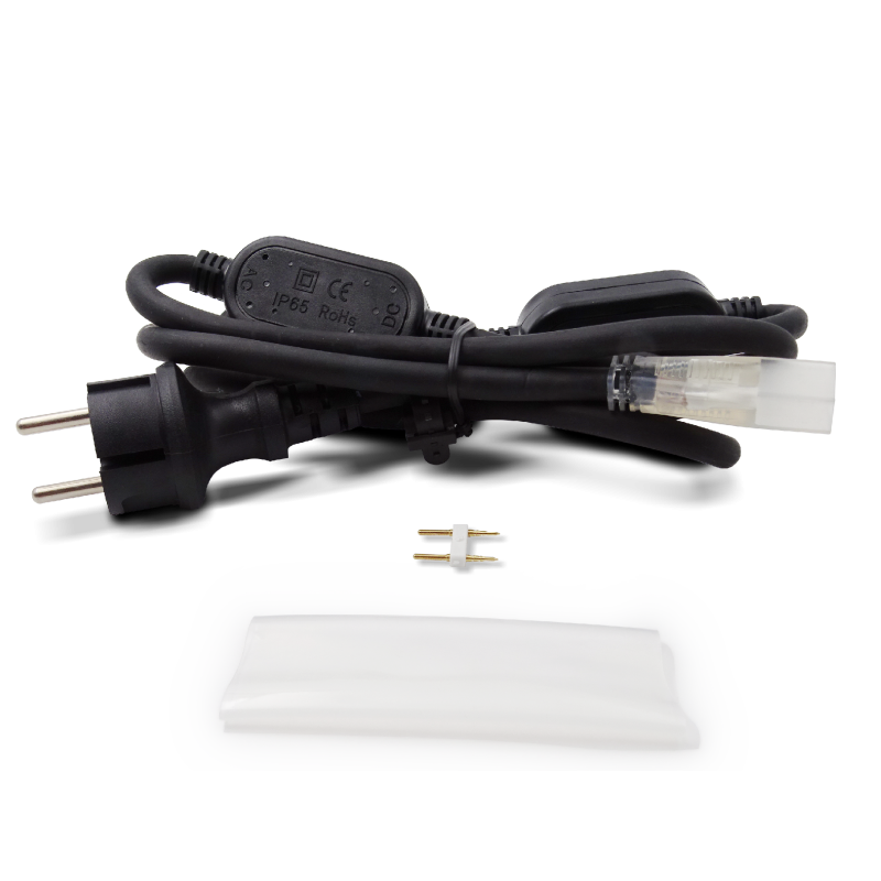 alimentation renforcée ruban led titanium éclairage chantier 220v direct