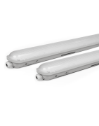 Réglettes étanches industrielles à LED intégrées